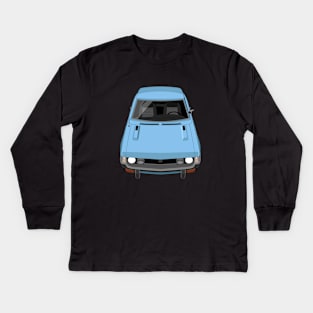 Celica GT 1st gen A20 A30 - Light Blue Kids Long Sleeve T-Shirt